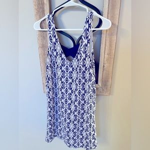 Francesca’s dress size small with blue bow on back